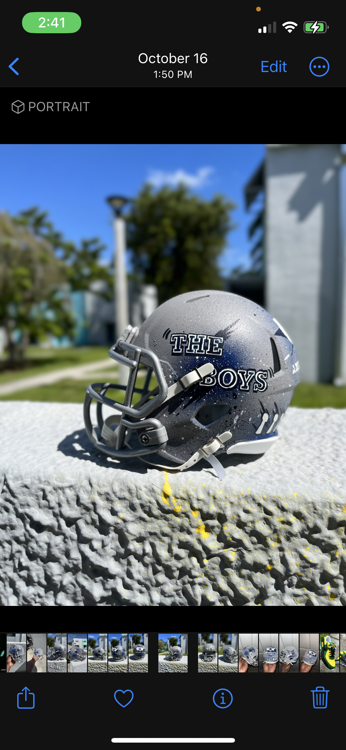 CUSTOM Mini Football Helmet (CHOOSE YOUR TEAM) - Image 2